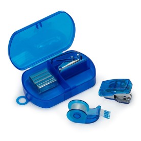 Kit Escritório 4 Peças em Estojo Plástico Personalizado