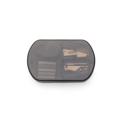 Kit Escritório 4 Peças em Estojo Plástico Personalizado