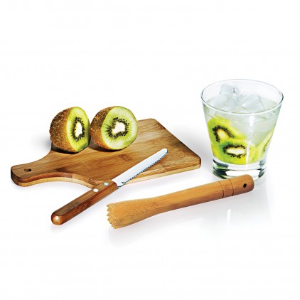 Kit Caipirinha em Bambu Personalizado