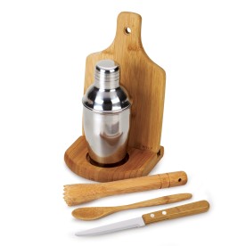 Kit Caipirinha com Coqueteleira Inox Personalizado