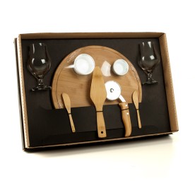 Kit Pizza e Cerveja 9 Peças Personalizado 