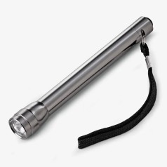 Lanterna de Alumínio Escovado com Alça Personalizada