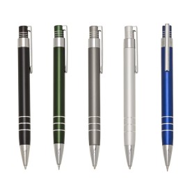 Lapiseira de Metal Colorida com Anéis Personalizada