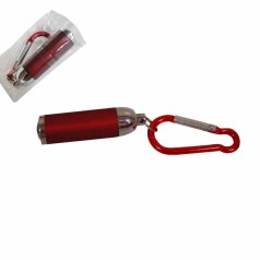 Mini Lanterna Manual com Mosquetão Personalizada