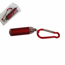 Mini Lanterna Manual com Mosquetão Personalizada