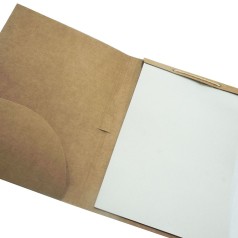 Pasta Convenção Ecológica Kraft Personalizada