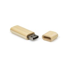 Pen Drive em Bambu 4GB Retangular Personalizado