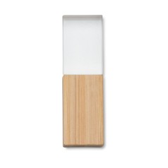 Pen Drive de Cristal e Bambu 8GB Personalizado