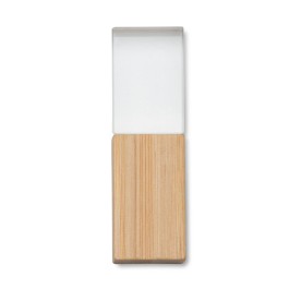 Pen Drive de Cristal e Bambu 8GB Personalizado