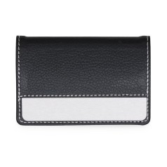 Porta Cartão em Couro Sintético com Logo Personalizado