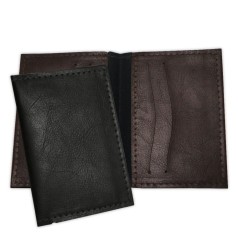 Porta Cartão em Couro Sintético com Divisórias Personalizado