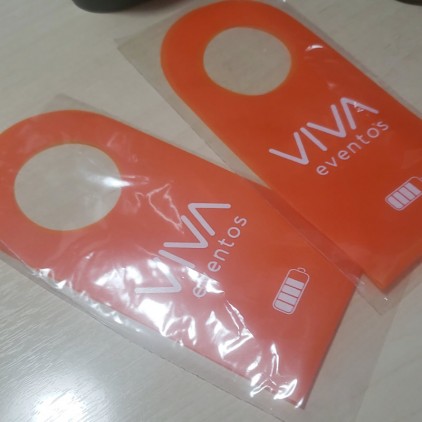 Suporte Celular de Parede em PVC Personalizado