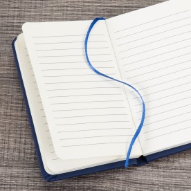 Caderneta Emborrachada Compacta com Elástico Personalizada