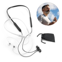 Fone de Ouvido Bluetooth com Banda de Pescoço