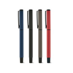 Caneta Alumínio Roller Emborrachada Personalizada