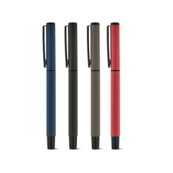 Caneta Alumínio Roller Emborrachada Personalizada