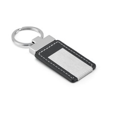 Chaveiro de Couro Sintético e Metal Personalizado