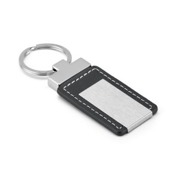 Chaveiro de Couro Sintético e Metal Personalizado