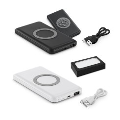 Bateria Portátil Wireless em Alumínio Personalizada