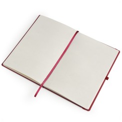 Caderneta Couro Sintético com Lacre Elástico Personalizada