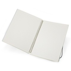 Caderno B5 Plástico com Lacre Elástico Personalizado