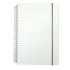 Caderno B5 Plástico com Lacre Elástico Personalizado