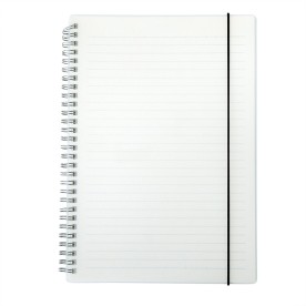 Caderno B5 Plástico com Lacre Elástico Personalizado