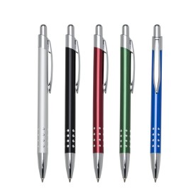 Caneta Metálica com Detalhes Cristal Personalizada