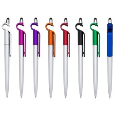 Caneta Personalizada 3 em 1 com Suporte e Touch Screen