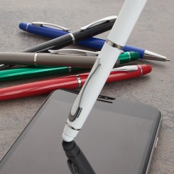 Caneta Semimetálica Touch c/ Rotação Personalizada