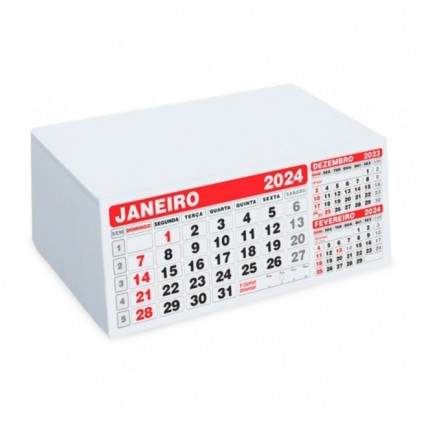 Folhinha refil  para Calendário Personalizado