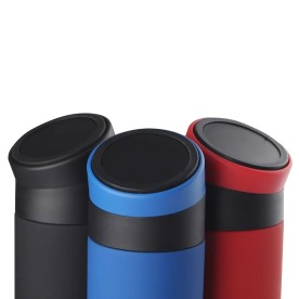 Garrafa Inox 400ml Suporte para Celular Personalizada