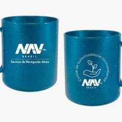 Caneca Redonda Green Colors Personalizada