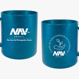 Caneca Redonda Green Colors Personalizada