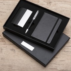 Kit Executivo 3 Peças em Estojo de Papelão Personalizado