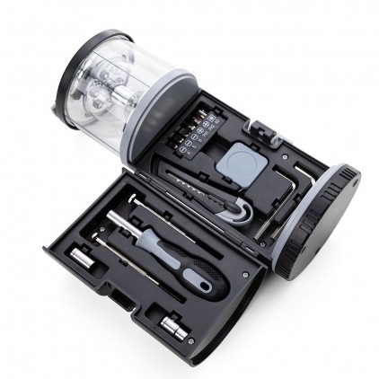 Lanterna com Kit Ferramentas 15 Peçs Personalizada