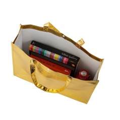 Sacola Metalizada em TNT Personalizada