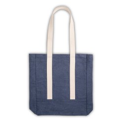Sacola em Denim com Bolso Interno Personalizada