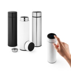 Garrafa Térmica Inox com Termômetro Digital Personalizada
