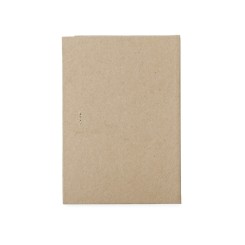 Bloco Anotações Capa Kraft com Porta Caneta Personalizado