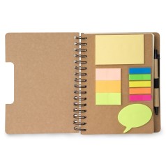 Caderneta Ecológica Kraft com Caneta Personalizada