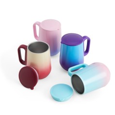 Caneca Térmica de Inox Bicolor Personalizada