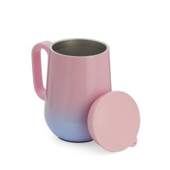 Caneca Térmica de Inox Bicolor Personalizada