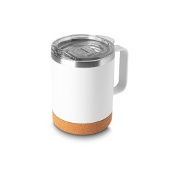 Caneca Térmica de Inox com Cortiça Personalizada