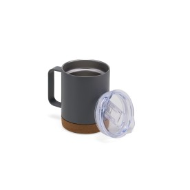 Caneca Térmica de Inox com Cortiça Personalizada