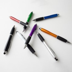 Caneta Plástica Touch com Rotação Personalizada