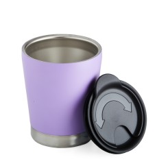 Copo de Inox com Tampa Personalizado