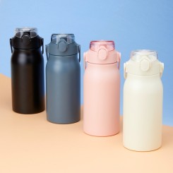 Garrafa Térmica 1L com Trava e Canudo Personalizada