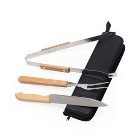 Kit Churrasco 3 Peças em Estojo de Nylon Personalizado