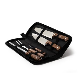 Kit Churrasco 5 Peças em Estojo de Nylon